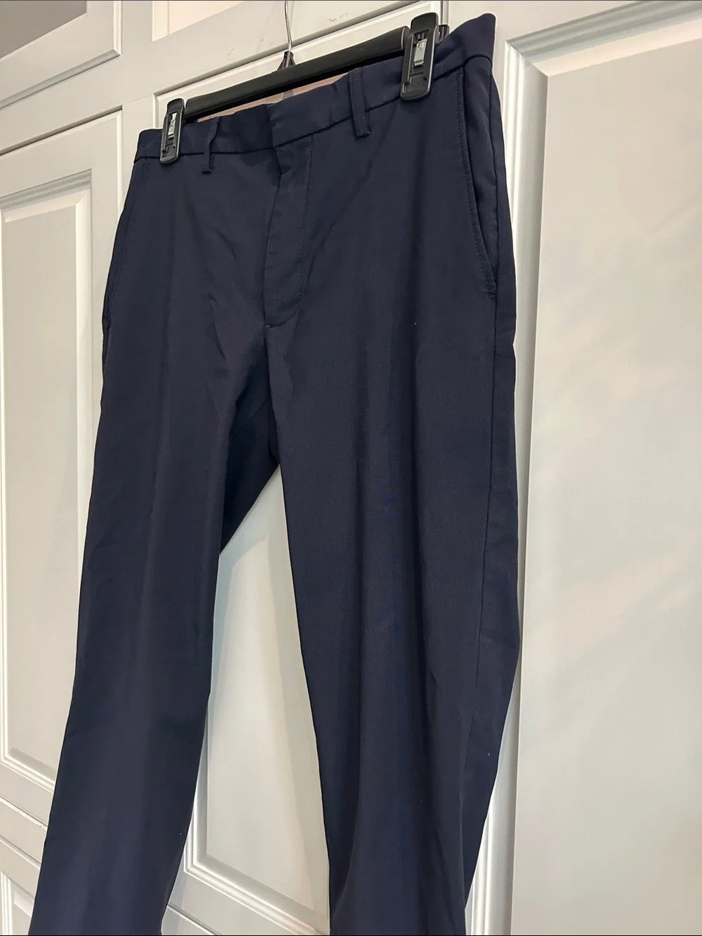 Men's J Crew Navy Thompson Dress Pants - Tapered Fit